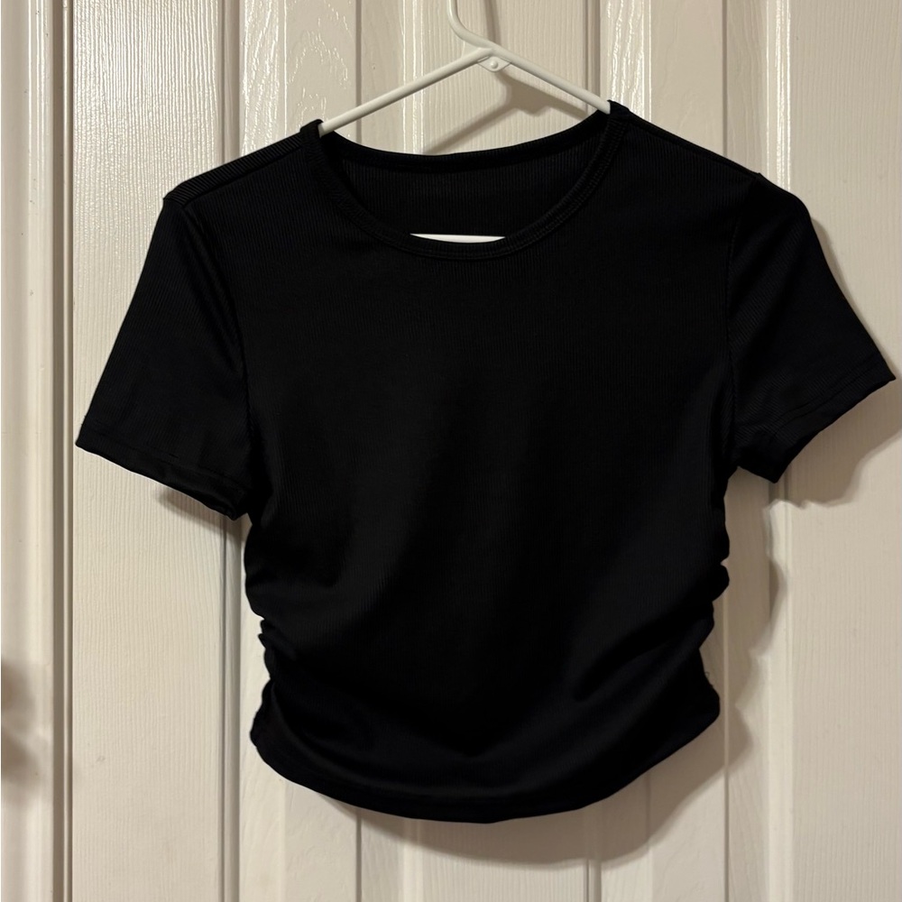 SHEIN Black Short Sleeve Tee